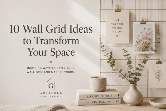 10 Wall Grid Ideas to Transform Your Space