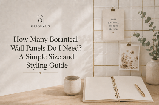 How Many Botanical Wall Panels Do I Need? A Simple Size and Styling Guide