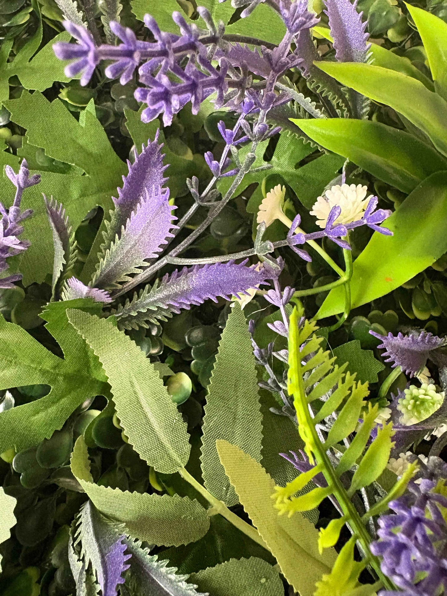 Petals & Fernlight Botanical Panel - Nature-Inspired Home Decor