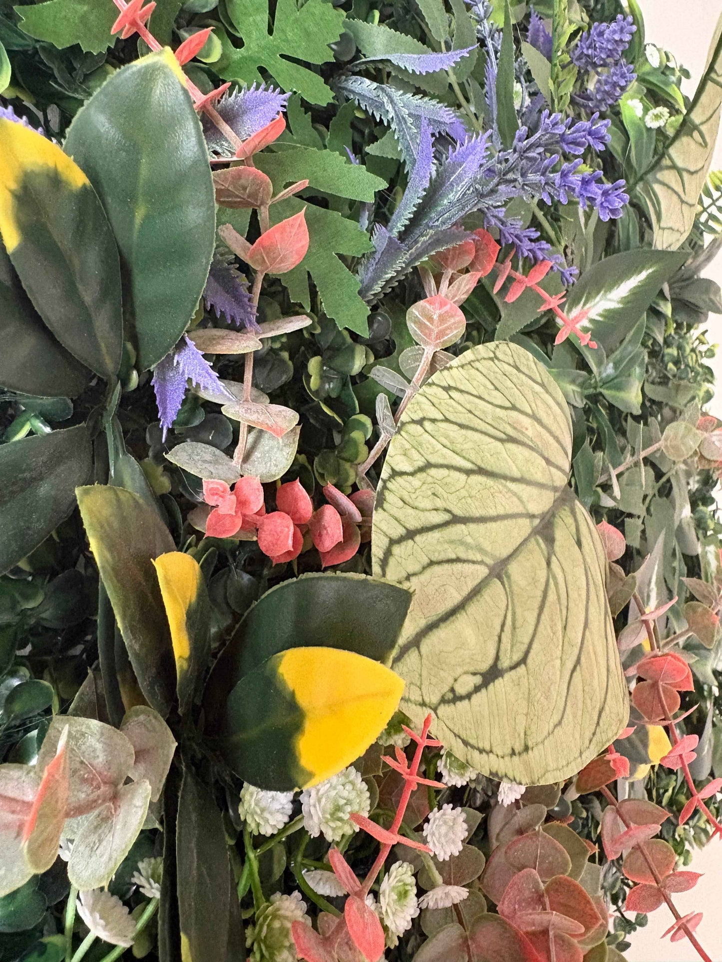 Petals & Fernlight Botanical Panel - Nature-Inspired Home Decor