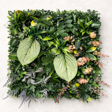 Petals & Fernlight Botanical Panel - Nature-Inspired Home Decor